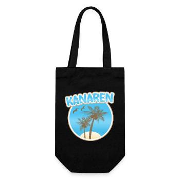 Logo de Palm Beach des îles Canaries - Sac à bouteille - noir - Devant
