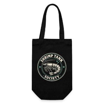 Shrimp Tank Association | Aquatics - Gift Bag for Bottles - black - Front