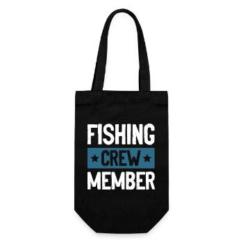 Fishing Crew - Geschenkbeutel für Flaschen - Schwarz - Vorne