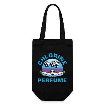 Lustige Schwimmer Sprüche & Schwimmverein Design - Geschenkbeutel für Flaschen - Schwarz - Vorne