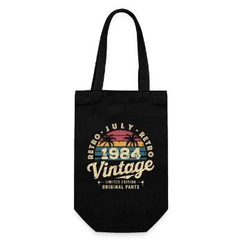 Vintage Juillet 1984 Retro Édition Limitée - Sac à bouteille - noir - Devant