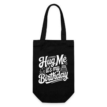 Prends-moi dans tes bras, c’est mon anniversaire - Sac à bouteille - noir - Devant