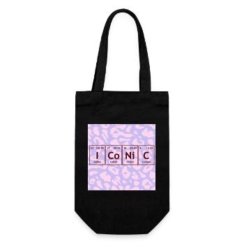 Graphisme des icônes du tableau périodique - Sac à bouteille - noir - Devant