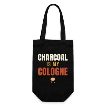Le charbon est mon barbecue au parfum - Sac à bouteille - noir - Devant