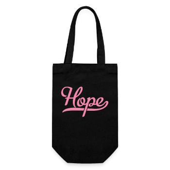 Hope - Gift Bag for Bottles - black - Front