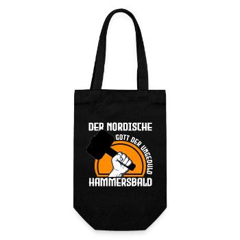 Nordischer Gott der Ungeduld - Geschenkbeutel für Flaschen - Schwarz - Vorne