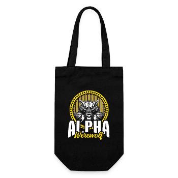 Halloween Werewolf Full Moon - Gift Bag for Bottles - black - Front