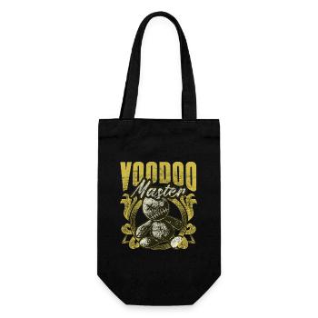 Poupée vaudou disant idée cadeau - Sac à bouteille - noir - Devant