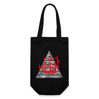 allah red - Gift Bag for Bottles - black - Front