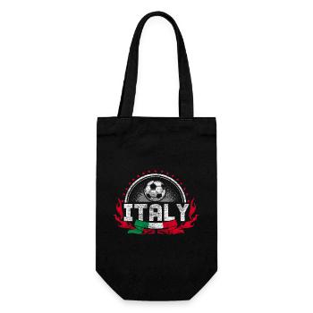 Italy Football Italian Championship Gift - Gift Bag for Bottles - black - Front