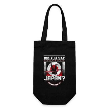 Japan Tokyo Origin - Gift Bag for Bottles - black - Front