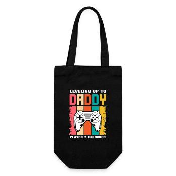 Cadeau de la fête des pères et des fils à la naissance des pères - Sac à bouteille - noir - Devant