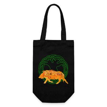 eber gullinborsti e 266 - Gift Bag for Bottles - black - Front