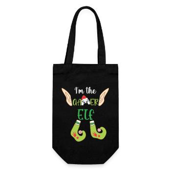 Christmas Santa Claus Gifts - Gift Bag for Bottles - black - Front