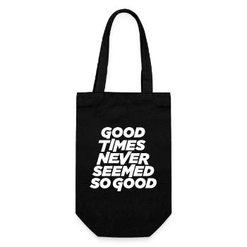 Good times never seemed so good - Gift Bag for Bottles - black - Front