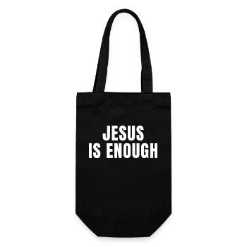Jésus suffit - Citations chrétiennes - Sac à bouteille - noir - Devant