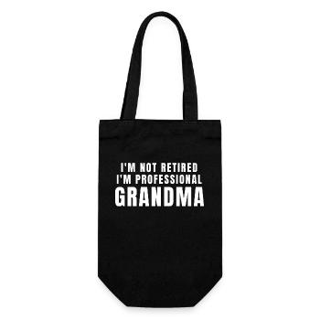 Grand-mère professionnelle - Sac à bouteille - noir - Devant