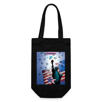 Statue de la Liberté, États-Unis - Sac à bouteille - noir - Devant