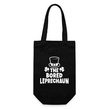 The Bored Leprechaun - Gift Bag for Bottles - black - Front