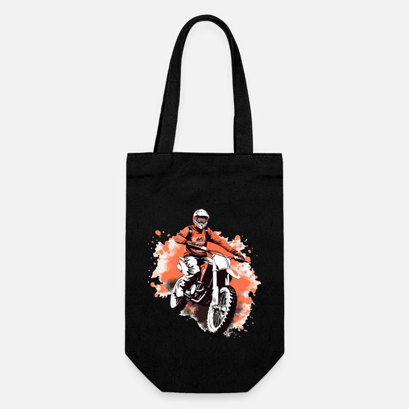 Moto cross - Sac à bouteille - noir