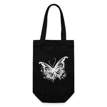 Pretty Tattoo Kids Lines Style Butterfly - Sac à bouteille - noir - Devant