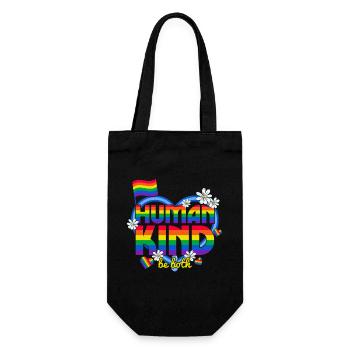 LGBT, gay, lesbienne, pride - Sac à bouteille - noir - Devant