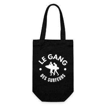 surf, fan de surf, faire du surf - Sac à bouteille - noir - Devant
