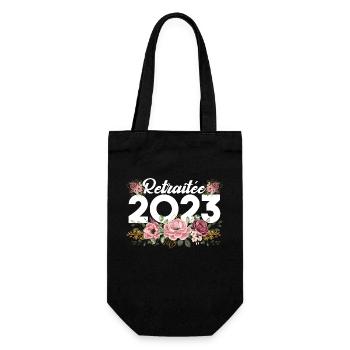 Retraitée 2023 - Sac à bouteille - noir - Devant