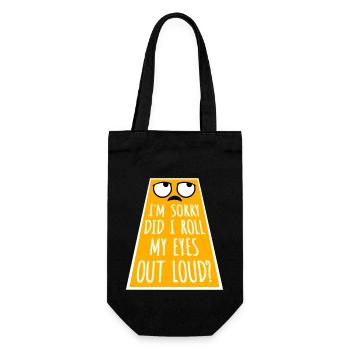 Je suis désolé ai-je levé les yeux au ciel blague drôle - Sac à bouteille - noir - Devant
