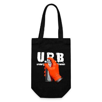 U.R.B - underground rap bremen Spraydose - Geschenkbeutel für Flaschen - Schwarz - Vorne