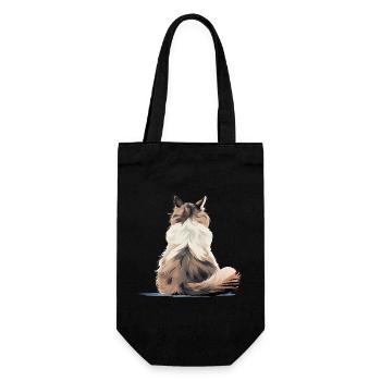 Poupée de chiffon - Sac à bouteille - noir - Devant