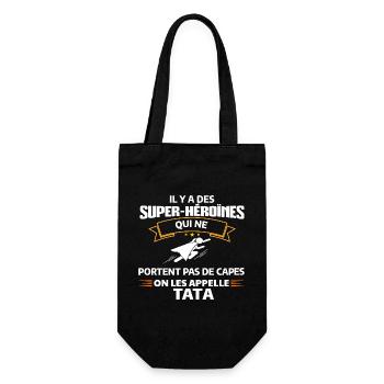 Super-Héroïne TATA Mode - Sac à bouteille - noir - Devant