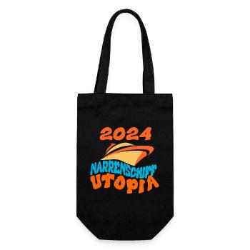Ship of Fools Utopia, Ostrich Quote - Gift Bag for Bottles - black - Front