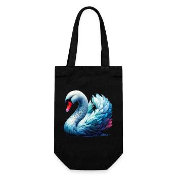 Cygne - Sac à bouteille - noir - Devant