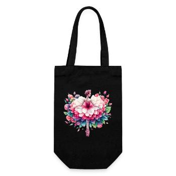 Danseuse de ballet avec tutu - Sac à bouteille - noir - Devant