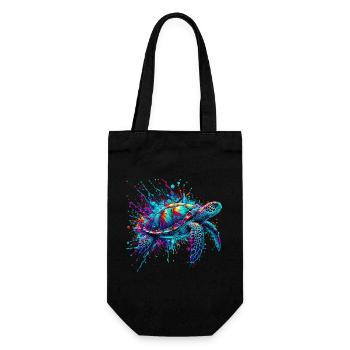 Tortue - Sac à bouteille - noir - Devant