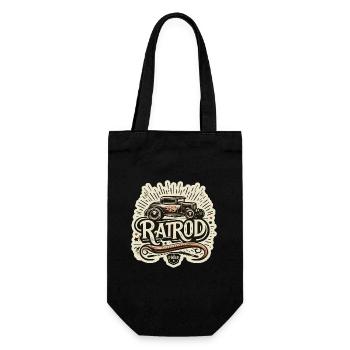 Ratsking Ratlook Shirt – Rustic Custom Style - Gift Bag for Bottles - black - Front