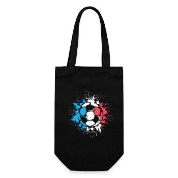 France Soccer Explosion Soccer Player Logo icon - Gift Bag for Bottles - black - Front