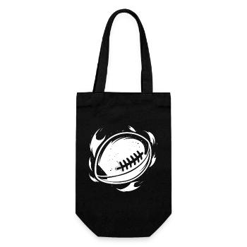 Football Graphics - Gift Bag for Bottles - black - Front