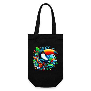 Toucan - Gift Bag for Bottles - black - Front