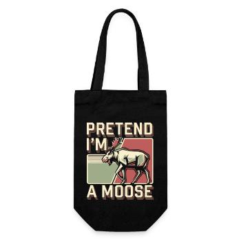 Aimez la nature avec humour - Sac à bouteille - noir - Devant
