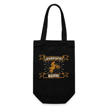 Motorcycle Benni - Gift Bag for Bottles - black - Front