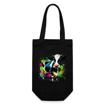 Vache - Sac à bouteille - noir - Devant