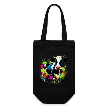 Vache - Sac à bouteille - noir - Devant
