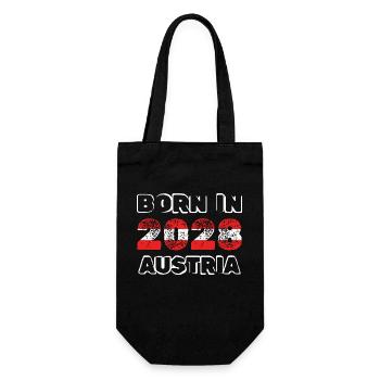 Austria 2028 - Geschenkbeutel für Flaschen - Schwarz - Vorne
