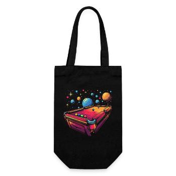 Billard Cartoon Stil - Geschenkbeutel für Flaschen - Schwarz - Vorne