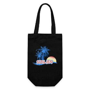 Cadeau pour la Sicile - Sac à bouteille - noir - Devant