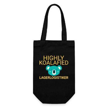 Warehouse logistics company Koalafied - Gift Bag for Bottles - black - Front