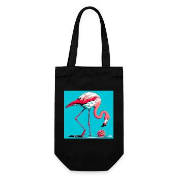 Flamant - Sac à bouteille - noir - Devant