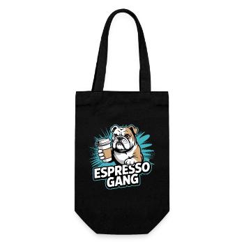 Espresso Gang Bulldog - Sac à bouteille - noir - Devant